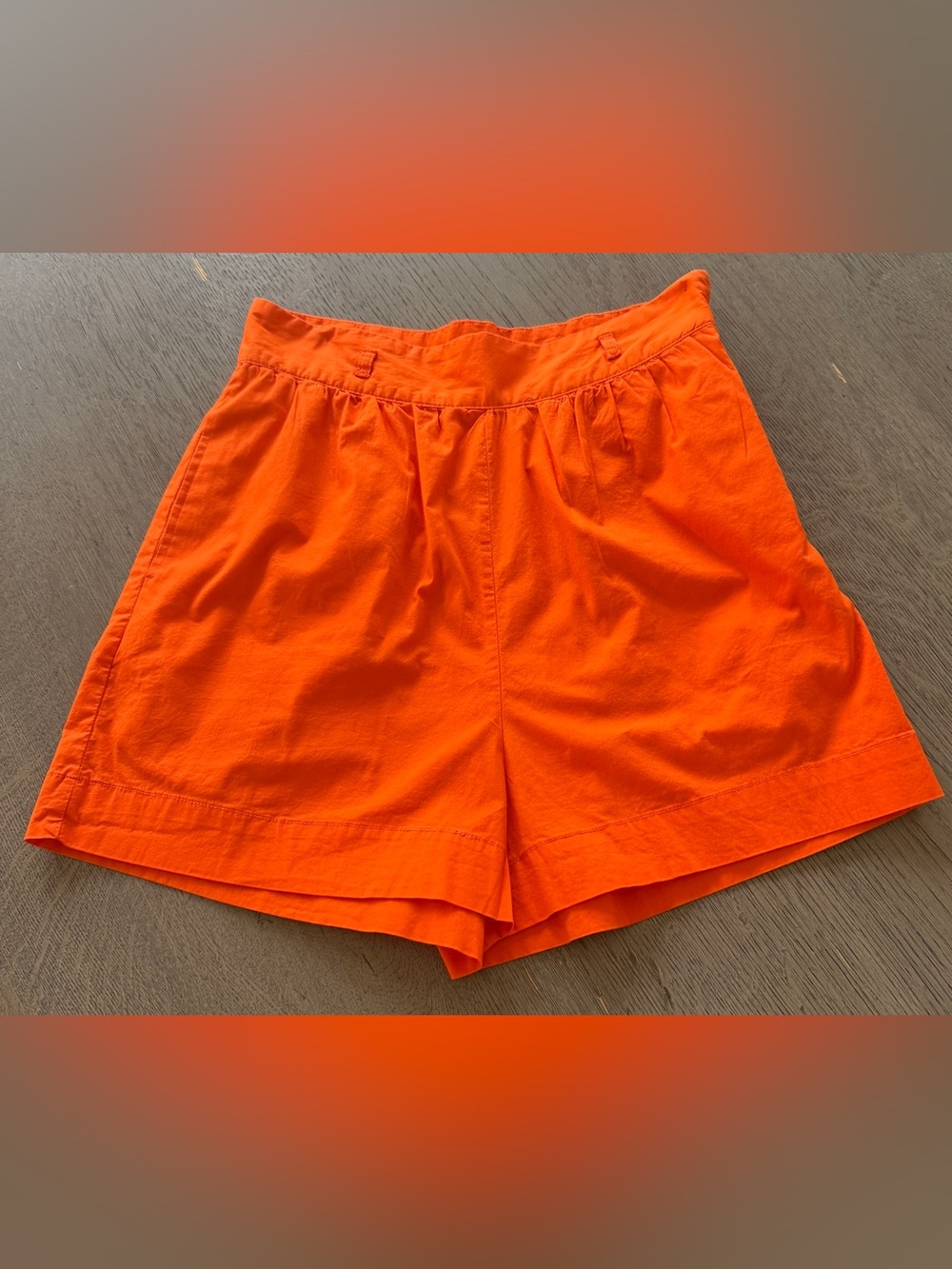 Jason Wu Orange High Waisted Shorts Size XS